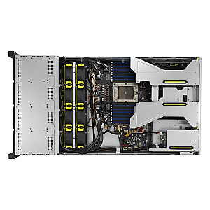 Asus Rack Platform (2U) RS520A-E12-RS12U AMD Epyc 9004 (12x NVMe, 2xM.2, 2xGPU, 2x1Gbe, IPMI, 1+1 1600W)