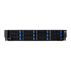 Asus Rack Platform (2U) RS520A-E12-RS12U AMD Epyc 9004 (12x NVMe, 2xM.2, 2xGPU, 2x1Gbe, IPMI, 1+1 1600W)