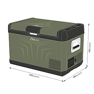 PORTATĪVAIS KOMPRESSORS DZESĒTĀJS GCX37 ZAĻŠ