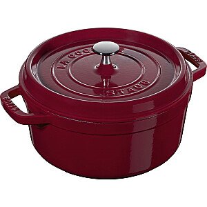 STAUB LA COCOTTE Круглая чугунная кастрюля 3.85 литра, Бордо