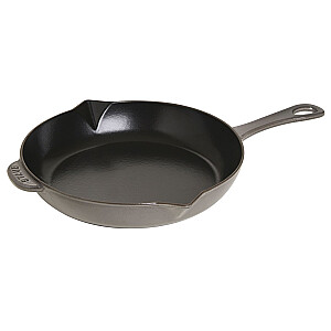 Staub čuguna cepšanas panna ar metāla rokturi - 26 cm, grafīts