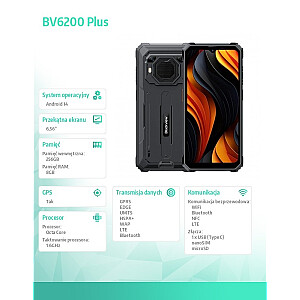 Смартфон BV6200 Plus 8/256GB черный