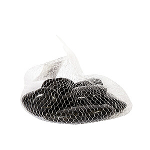 Dekoratîvie akmeòi DECOR STONE melni lieli akmeòi, svars: 500 gr.