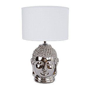 Galda lampa BUDDHA H34,5cm, sudrabs