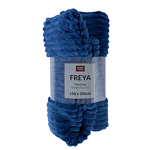 Pleds FREYA 150x200cm, tumši zils