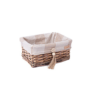 Корзина WILLI STRIPE 26x18xH12см