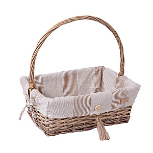Корзина WILLI STRIPE 37x28xH15/39см