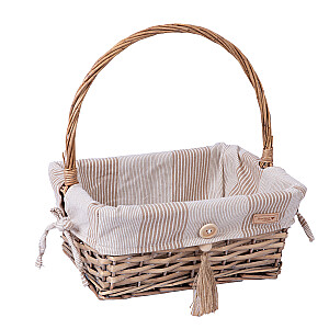 Корзина WILLI STRIPE 30x21xH13/33см