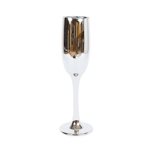 Šampanieša glaze ROYAL H24.5cm, sudrabs