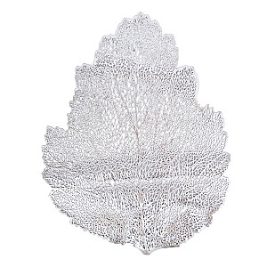 Galda sedziòa BIG LEAF, 36x45cm, sudrabs