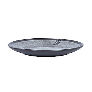 Šķīvis RITA D20cm, melns/pelēks