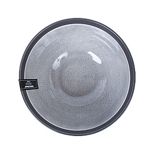 Bļoda RITA D15xH8cm, melna/pelēka
