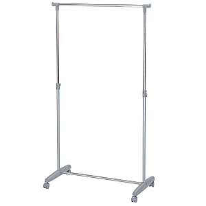 Drçbju pakaramais FRED 85x43xH95-160cm, sudrabots-hroms