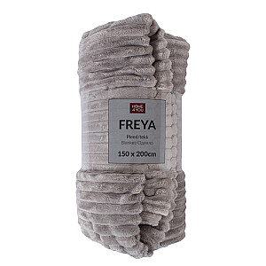 Pleds FREYA 150x200cm, gaiši peleks