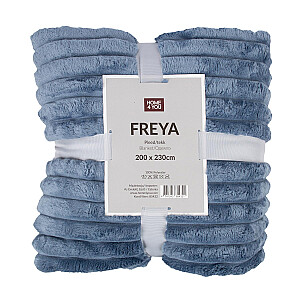 Pleds FREYA XL 200x230cm, gaiši zils