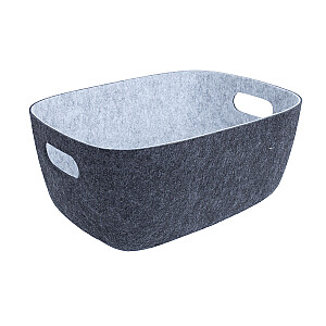 Grozs LIDO POP 36x28xH16cm, tumši pelēks