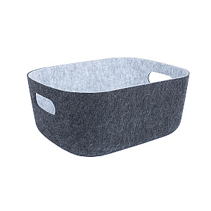 Grozs LIDO POP 32x24xH14cm, tumši pelēks