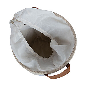 Veļas grozs LIDO LEO D38xH48cm, bēšs