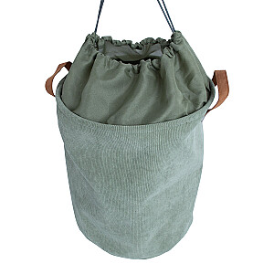 Veļas grozs LIDO LEO D38xH48cm, zaļš