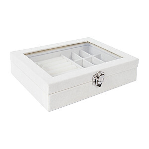 Ювелирная шкатулка SEZANE 20x15x4.5см, белая