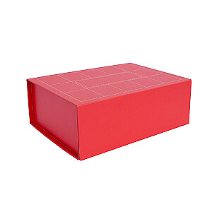Бумажная коробка TRUDY 26x18x8.5см складная, красная