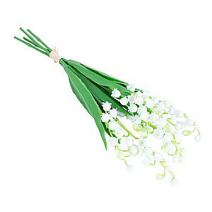 Mākslīgā zieds FLOWERLY 37cm baltie ziedi