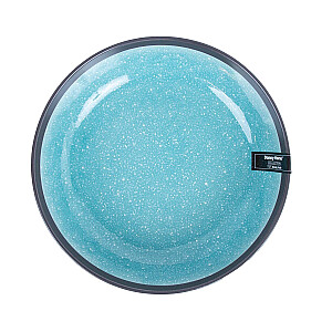 Plāksne RITA D19xH5cm, melna/pelēka