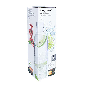 Dinks bottle FRESH H20cm 500ml, glass