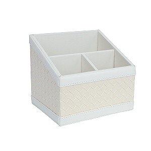 Подставка для ручек WILMA 15.5x12.5x13.5см, белая