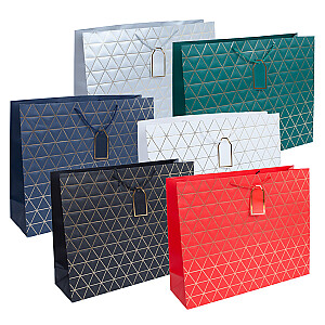 Подарочный пакет IRIS XXL, 55x45x15см, микс
