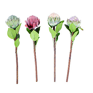 Искусственный цветок FLOWERLY H46см артишок, микс