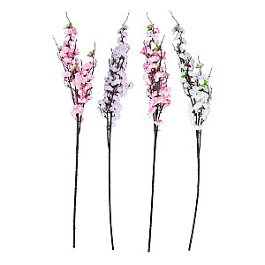Искусственная ветка FLOWERLY 92см цветение, микс