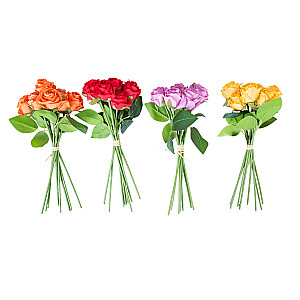 Mākslīgā ziedu FLOWERLY H32cm rozes, maisījums