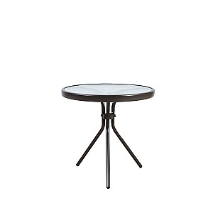 Galds DUBLIN D50xH46cm, tumši brūns