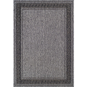 Kājslauķis DAWN FOAM DOOR-7 50x80cm, melna/pelēks