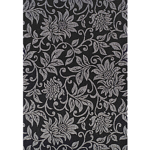 Kājslauķis DAWN FOAM DOOR-9 50x80cm, melna/pelēks