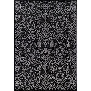 Kājslauķis DAWN FOAM DOOR-12 50x80cm, melna/pelēks