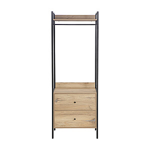 Priekšnama plaukts HANNES 64x40xH180cm, lauku stila melamīns