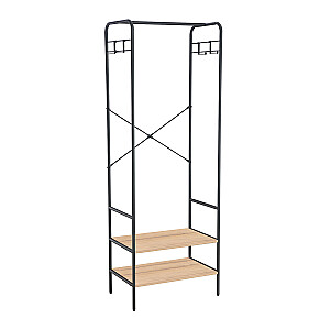 Hallway self HANNES 64x40xH180cm, rustic melamine