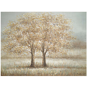 Eļļas glezna 90x120cm, divi koki