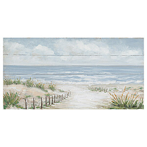 Eļļas glezna 70x140cm, ceļš uz pludmali