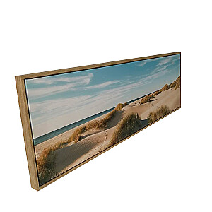 Kanva ar rāmi WALLY 30x90cm, smilšu kāpas