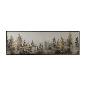 Kanva ar rāmi WALLY 30x90cm, egļu mežs