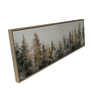 Kanva ar rāmi WALLY 30x90cm, egļu mežs
