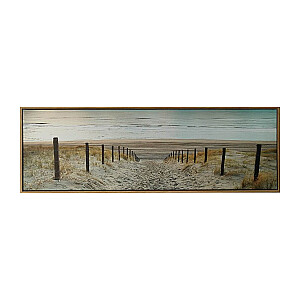Kanva ar rāmi SWALLY 30x90cm, ceļš uz pludmali