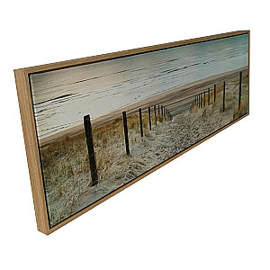 Kanva ar rāmi SWALLY 30x90cm, ceļš uz pludmali