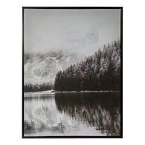 Kanva ar rāmi WALLY 60x80cm, sniegota ainava