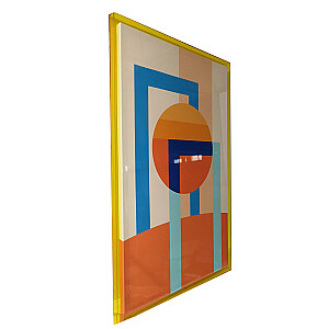 Kanva ar rāmi WALLY 80x120cm, abstrakta diena, akrils