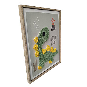 Kanva ar rāmi WALLY 30x40cm, dinozaurs