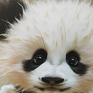 Kanva ar rāmi WALLY 40x50cm, pandas mazulis